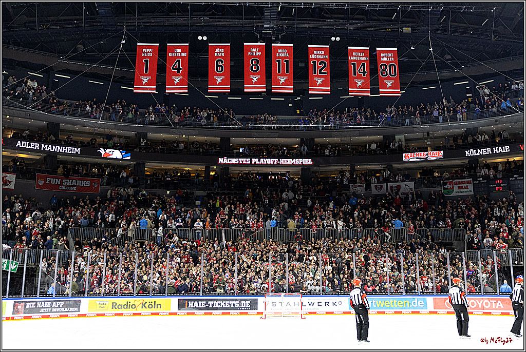 PENNY DEL; Koelner Haie-Adler Mannheim; Koeln, 17.03.2023